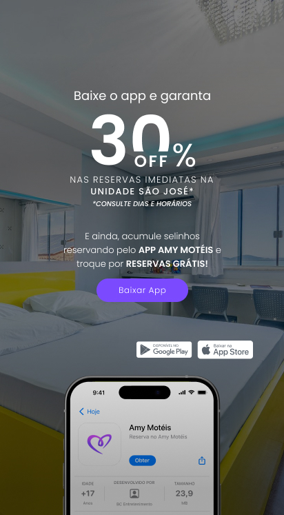 Baixe o app e garanta 40% off nas reservas imediatas na unidade embu das artes* *consulte dias e horários